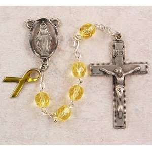  Yellow Awareness Rosary, Boxed The color yellow is most 