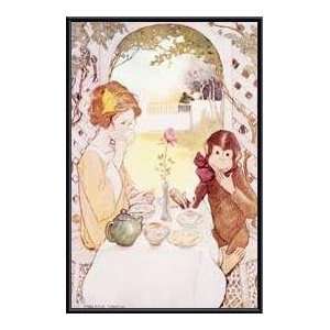   Two Monkey Poster   Artist Jessie Willcox Smith  Poster Size 36 X 24