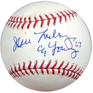  Jim Lonborg Autographed MLB Baseball 67 Cy Young MLB Holo 
