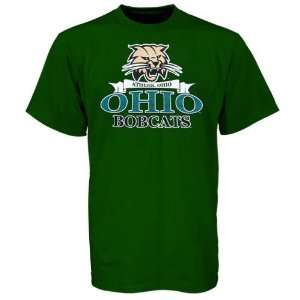    Adidas Ohio Bobcats Green Bracket Buster T shirt