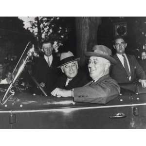  Franklin D. Roosevelt & Bernard Baruch by National Archive 