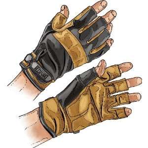  Mens Work Gloves   Mens Leather Fingerless Work Gloves 