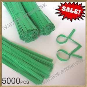    5000pcs 4 Paper Green Twist Ties   Sale