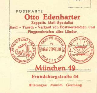 1929 Graf Zeppelin Germany   Europa Liner Ship Postcard  