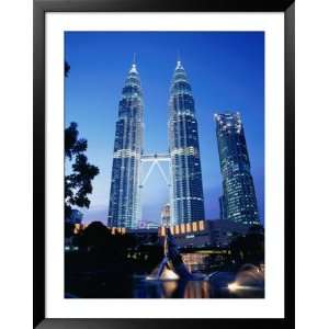  Petronas Twin Towers in Evening Light, Kuala Lumpur, Malaysia 