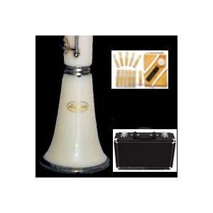  New White/Nickel B Flat Bb CLARINET Lazarro+11 REEDS 