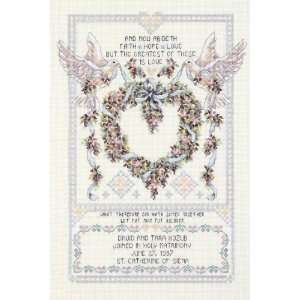   Stitch Kit, 17 Inch by 12 Inch, Wedding Doves Arts, Crafts & Sewing