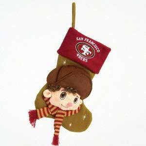 San Francisco 49ers Baby Mascot Stocking