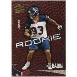  Jason Babin Houston Texans 2004 Playoff Hogg Heaven Rookie 