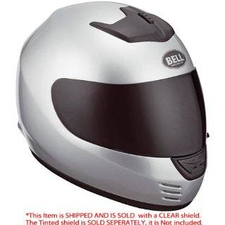 Bell Arrow Metallic Silver Solid Full Face Helmet   Size  2XL
