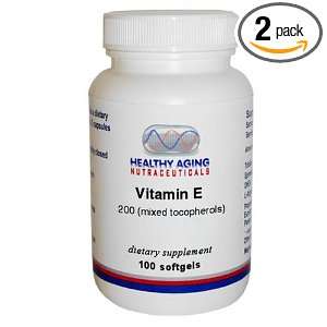  Healthy Aging Nutraceuticals Vitamin E 200 (Mixed 