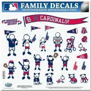  BSS   St. Louis Cardinals MLB Family Car Decal Set (Large 