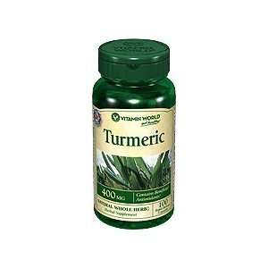 Turmeric Capsules 400 mg. 100 Capsules  Grocery & Gourmet 
