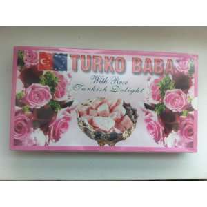 Turko Baba Rose Turkish Delight 400 gr  Grocery & Gourmet 