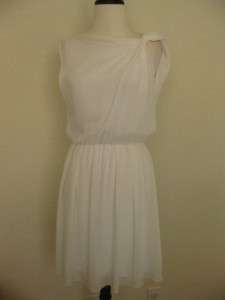 NEW$297 Alice + Olivia Twisted One shoulder Silk Mini Dress in 3 