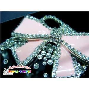  Handmade 3d Bow Swarovski Case for Iphone 4g/4s (Sw032) + Free 