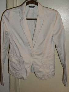 Crew Light Khaki Cotton Twill Casual Blazer Jacket S  