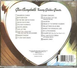 GLEN CAMPBELL   20 GOLDEN GREATS CD NEW/SEALED  