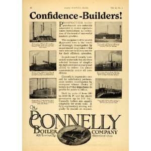  1924 Ad D Connelly Boiler Water Tube Power Plant Steam 