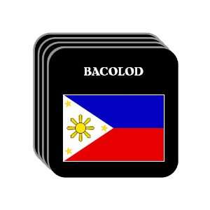  Philippines   BACOLOD Set of 4 Mini Mousepad Coasters 