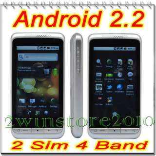   screen mobile phone Dual Sim TV Wifi Android 2.2 PDA Cell phone at&t
