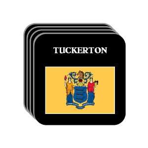  US State Flag   TUCKERTON, New Jersey (NJ) Set of 4 Mini 