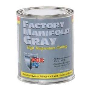 POR 15 Factory Manifold Gray High Temperature Coating Paint Pint POR15
