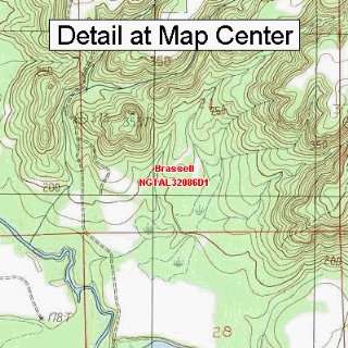  USGS Topographic Quadrangle Map   Brassell, Alabama 