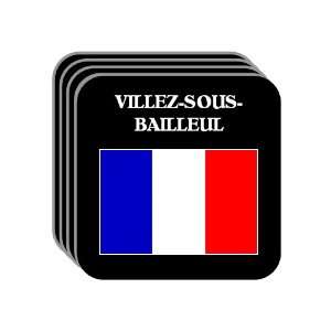 France   VILLEZ SOUS BAILLEUL Set of 4 Mini Mousepad 