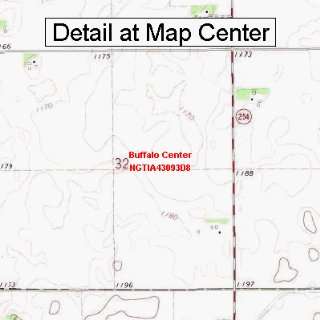  USGS Topographic Quadrangle Map   Buffalo Center, Iowa 