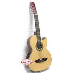  Rossetti Bajo Quinto Acoustic Electric Natural ROSBAQUI NT 