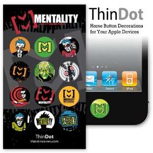  ThinDot Home Button Decals for iPhone, iPad and iPod Touch 