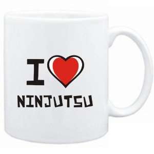  Mug White I love Ninjutsu  Sports