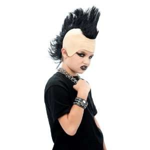  Lets Party By Paper Magic Group Mohawk Wig   Black Child 