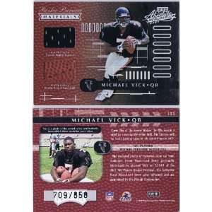  Mike Vick Game used card   Other NFL Items Sports 