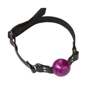  1 1/2 Purple Ball Gag with d Rings Spartacus Health 