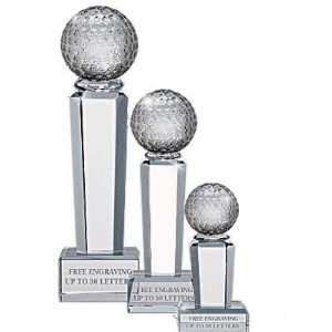   Crystal Golf Trophy    Crystal Golf Trophies