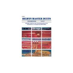   Publishing 00 EL03288 Belwin Master Duets   Trombone, Easy Volume 1
