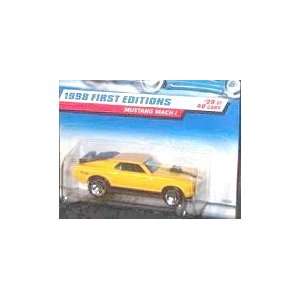   #29 Mustang Mach 1 Yellow 5 Spoke Wheels #18539 