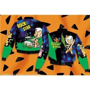  The Flintstones Bamm Bamm Rock Star Kids Twill Jacket 