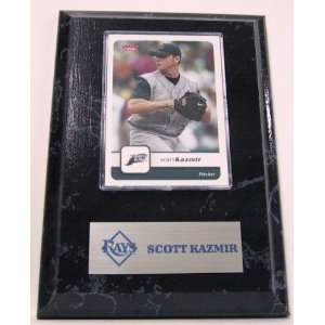  MLB Card Plaques   Tampa Bay Rays Scott Kazmir
