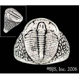  Sterling Silver Trilobite Ring 