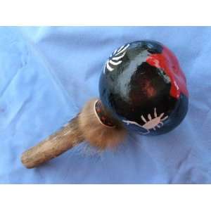  Native American Chumash Indian Gourd Rattle 11 (125 