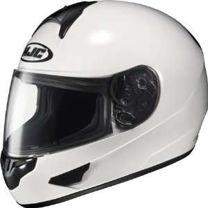  HJC CL 16 Solid Full Face Helmet Medium  White 