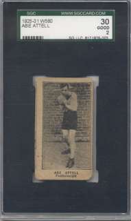 1923 W580 Strip Card Abe Attell SGC 30 Black Sox RARE  