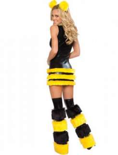 Pretty Cute Yellow Bee Cosplay Costume Reenactment Attire 8424  