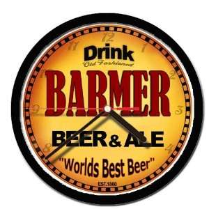  BARMER beer and ale cerveza wall clock 