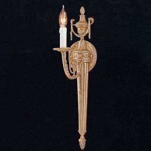  Baroque Candle Wall Sconce Finish Olde Brass