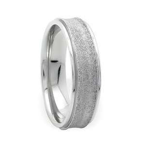  DTEK CONCAVE Bead Blasted Finish Steel Ring Jewelry