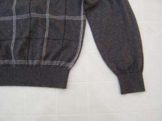 New Austin Reed Mens Polo XL Half Zip Sweater 45% Cashmere 55% Silk 